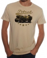 Petrol Clothing Co Men's Jeep T-Shirt - Beige Photo