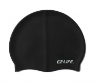 EZ Life Senior Silicone Swim Cap - Black Photo
