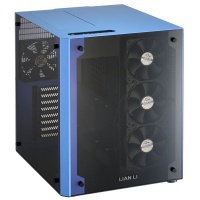 Lian-li PC-O8W Blue 2x Glass Panels Chassis Photo