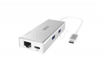 Unitek USB 3 Type-C 2-Port USB 3.0GB LAN Photo