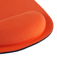 Tuff-Luv Ultra Slim Wrist Supporter Mouse Pad - Orange Photo