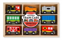 Melissa & Doug Wooden Train Cars Photo