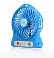 Rechargeable Mini Fan - Blue Photo