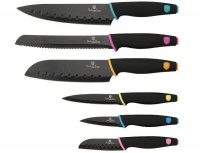 Berlinger Haus 6-Piece Diamond Coating Stainless Steel Colourful Knife Set Photo