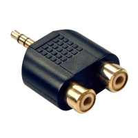 Lindy 2 Rca Stereo F to 3.5mm M Jack Adapter Photo