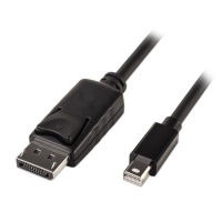 Lindy 2m Mini Displayport To Displayport Black Cable Photo