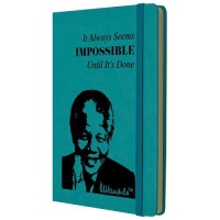 Mandela Eco Notebook Hard Cover A5 - Impossible - Turquoise Photo
