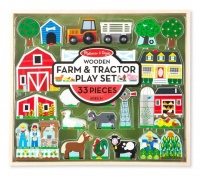 Melissa & Doug Wooden Farm & Tractor Play Photo