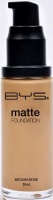 BYS Cosmetics Matte Liquid Foundation Medium Beige - 30ml Photo