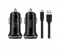 Hoco Z1 High Speed Car Charger For Iphone - Black Photo