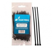 Bulk Pack 30 X Cable-Ties 2.5x100mm Black Pack of 100 Photo