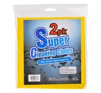 Bulk Pack 10 X Super Cleaning Cloths 37x39cm Pack 2 Photo