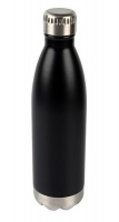 Leisurequip Stainless Steel Vacuum Bottle Flask 500ml - With Black Coating Photo