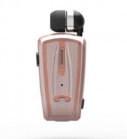 Remax Clip On Headset & Handsfree Bluetooth in one - Rose Gold Photo