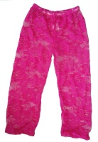 Baby Headbands Lace Leggings/Lace Pants - Fuschia Pink Photo