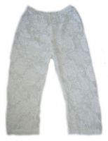 Baby Headbands Lace Leggings/Lace Pants - White Photo