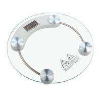 Tempered Glass Digital Weighing Scale - Round Photo