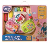 V-Tech Play & Learn Activity Table - Pink Photo