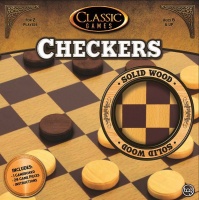 Classic Games - Wood Checkers Photo