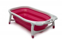 Nuovo - Folding Baby Bath - Pink Photo