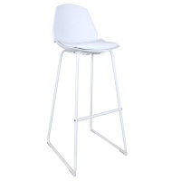 Nicole Bar Chair - White Photo