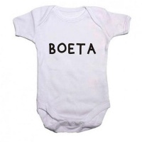 Boeta Baby Grow/ Onesie - White Photo