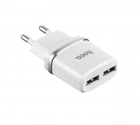 Hoco iPhone Charger Samsung Charger Ultra Fast Dual Charger C12 - White Photo