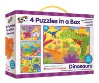 Galt 4 Puzzles in a Box - Dinosaurs Photo