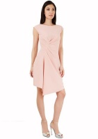 Closet London - Pale Pink Ruffle Side Short Sleeve Dress Photo