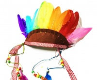 JUMBOO TOYS Little Chief Feather Hat Craft Kit Photo
