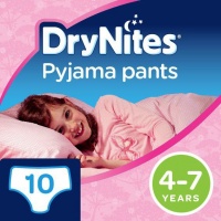 DryNites - 4-7 Years Pyjama Pants - Girl - Pack of 10 Photo