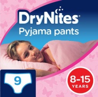 DryNites - 8-15 Years Pyjama Pants - Girl - Pack of 9 Photo