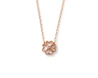 Clover Diamond Pendant - Rose Gold Photo