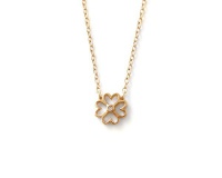 Clover Diamond Pendant - Yellow Gold Photo