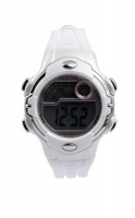 Digitime Ladies LCD Sleek Watch - White Photo