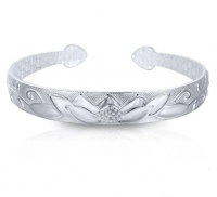 999 Fine Silver Royal Lotus Bracelet Photo