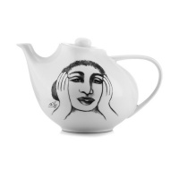 Carrol Boyes - Tea Pot - It's Hot - White Photo