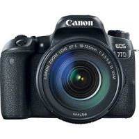 Canon 77D 24.2MP DSLR Camera with 18-135mm Lens - Black Photo