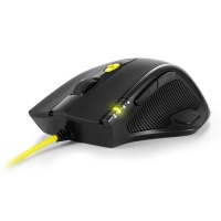 Sharkoon SHARK ZONE M51 USB Laser 8200DPI Right-Hand Mouse - Black Yellow Photo
