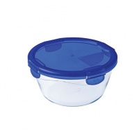 Pyrex - Cook & Go Glass Medium Round Bowl With Lock-Lid Photo