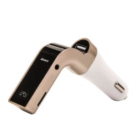 G7 Bluetooth Car Charger with MP3 - Gold & Black Photo