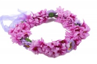 Handmade Floral Crown - Purple Photo