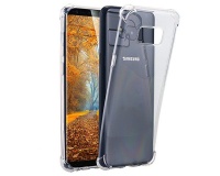 Samsung Shockproof Slim Fit Protective Case with Transparent Soft Back for Galaxy S8 Photo