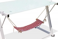 Fine Living Foot Hammock- Red Stripe Photo