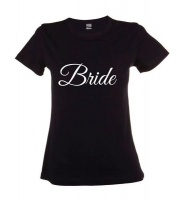 Bride Ladies Round Neck T-Shirt - Black Photo