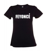 Feyonce Ladies Round Neck T-Shirt - Black Photo