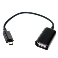 Micro Usb On-The-Go Host Cable For Galaxy Series Htc & Tablet Pc Otg Cabl Photo