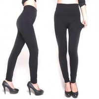 Pack Of 2 High Waisted Black Thermal Leggings Photo