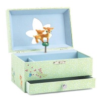 Djeco Wooden Musical Jewellery Box - The Fawn's song Photo