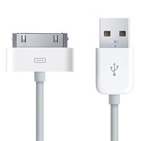 Apple Charge/Sync Cable Compatible With Iphone 3Gs 4G 4Gs Ipad 2 And Ipod Touch - White Photo